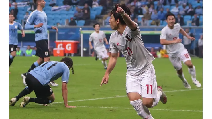 Japón sorprendió al temible Uruguay. Empataron 2-2.