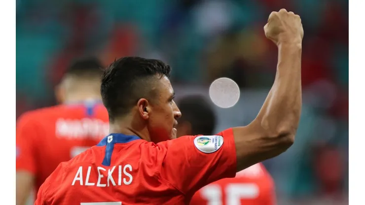 Alexis Sánchez hizo un gran esfuerzo al jugar lesionado el segundo tiempo