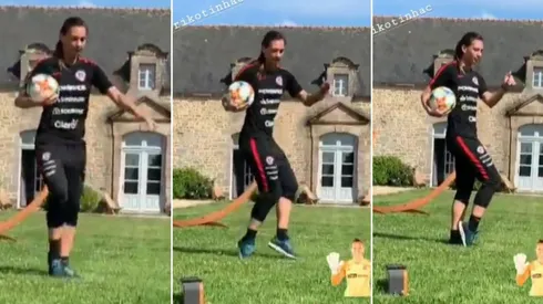 Tiane la rompe bailando en Francia.