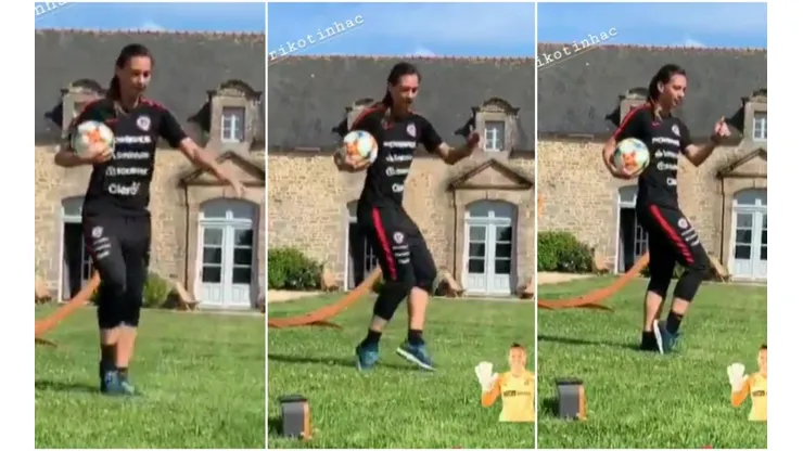 Tiane la rompe bailando en Francia.