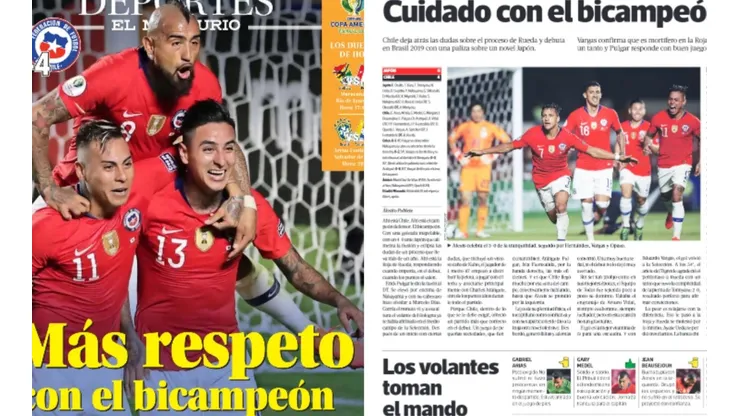 Algunas portadas del triunfo