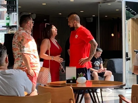 ¿Hablaron de Colo Colo? Arturo Vidal se reunió con suegra de Matías Fernández
