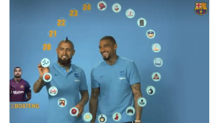 Vidal en el video de bloopers.