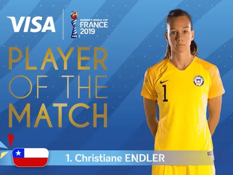 Endler fue elegida la jugadora del partido, pese a derrota de Chile