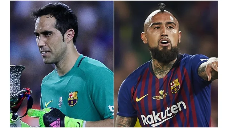 Bravo y Vidal en el Barcelona.