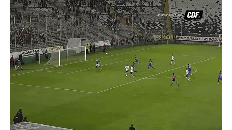 Facundo Coria hizo uno de los 10 goles que tuvo el partido