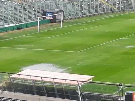 FOTOS | Así luce la cancha cuatro horas de Colo Colo vs Puerto Montt