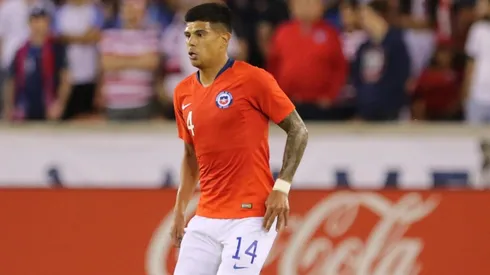 Pavez fue titular en el último amistoso de Chile