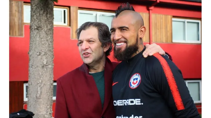 Aníbal Mosa compartió con Arturo Vidal en Juan Pinto Durán