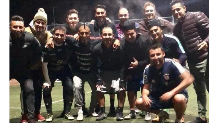 La pichanga de Vidal fue inmortalizada en redes sociales