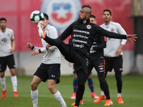 Vidal y el amistoso ante Colo Colo: "Fue bonito reencontrarme con amigos"
