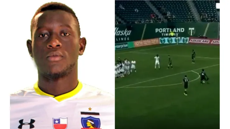 Modou Jadama sorprendió con un gran tiro libre