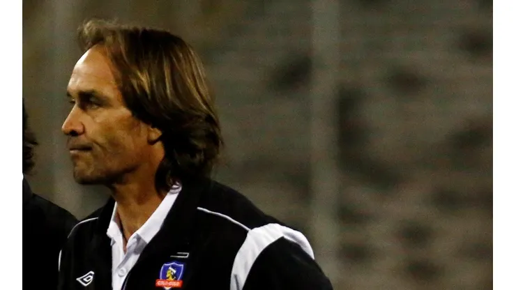 Marcelo Ramírez como preparador de arqueros en Colo Colo
