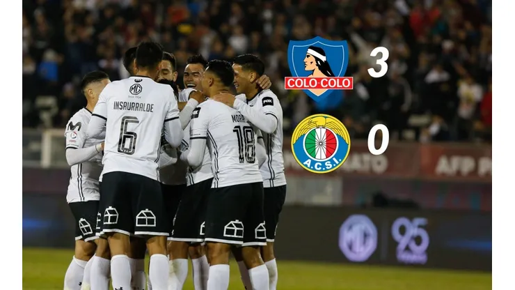 Colo Colo derrotó 3-0 a Audax Italiano en el Monumental