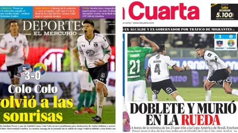 Así informó la prensa nacional el triunfo de Colo Colo