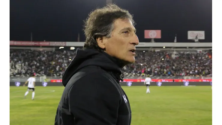 Mario Salas en el triunfo de Colo Colo ante Audax.