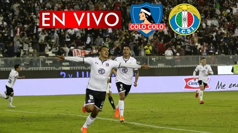 Colo Colo recibe a Audax Italiano en el Estadio Monumental.