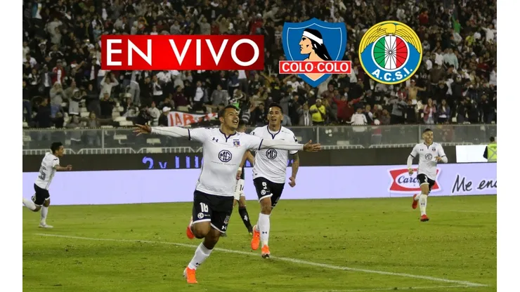 Colo Colo recibe a Audax Italiano en el Estadio Monumental.