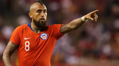 Arturo Vidal con la Roja.
