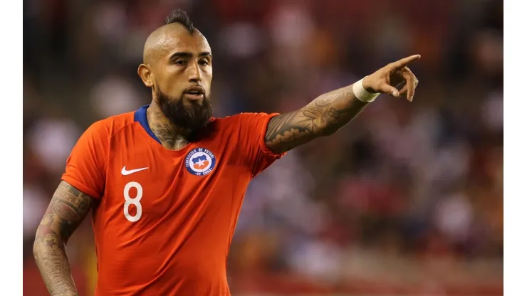 Arturo Vidal con la Roja.