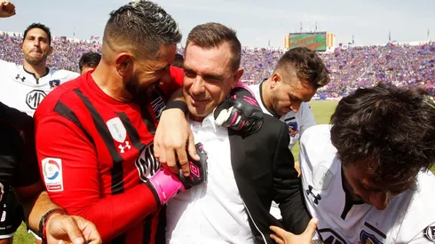 Guede en su último partido con Colo Colo: triunfo en el clásico ante la U en el Nacional.