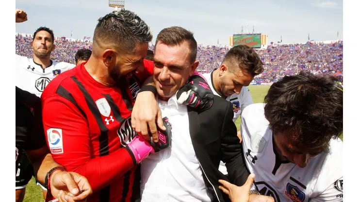 Guede en su último partido con Colo Colo: triunfo en el clásico ante la U en el Nacional.