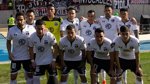 El equipo de Colo Colo que inició el clásico.