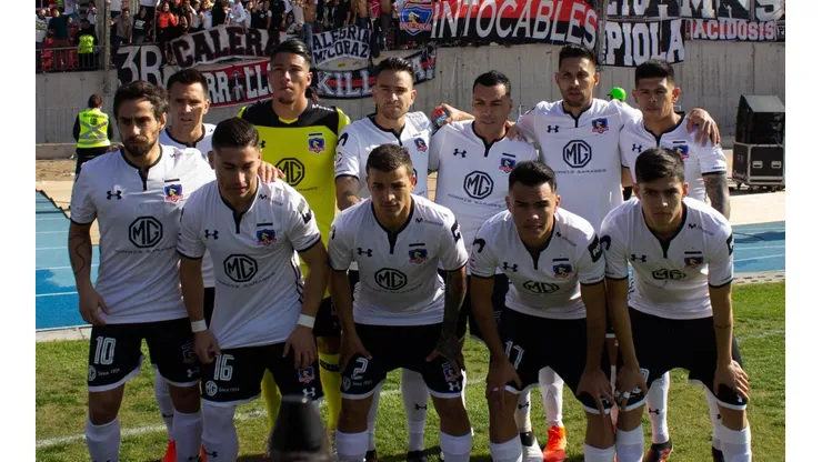 El equipo de Colo Colo que inició el clásico.