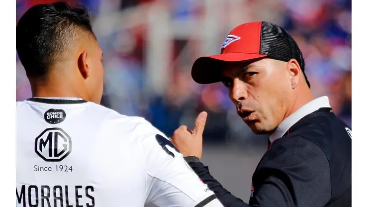 Paredes en el momento en que retó a Morales.