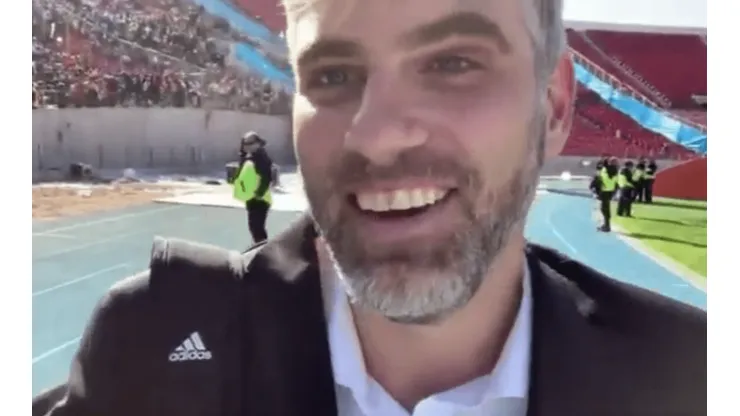 De Tezanos defendió a la gente de Colo Colo, pero igual recibió "cariño".