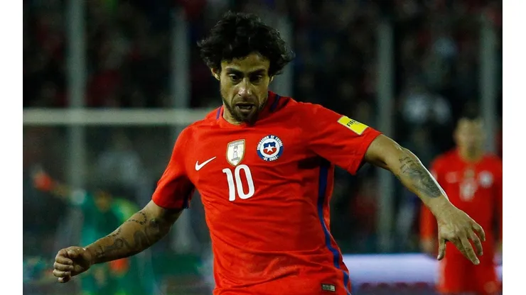 Jorge Valdivia jugó por última vez con la Roja en la eliminación del Mundial