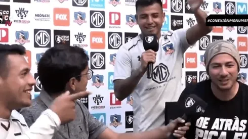 Morales, Aguilera y Valdés al ritmo de las canciones de Colo Colo.