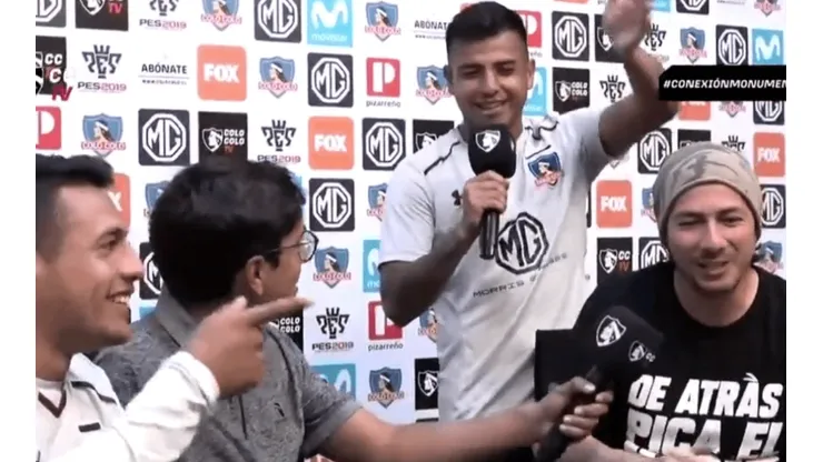 Morales, Aguilera y Valdés al ritmo de las canciones de Colo Colo.