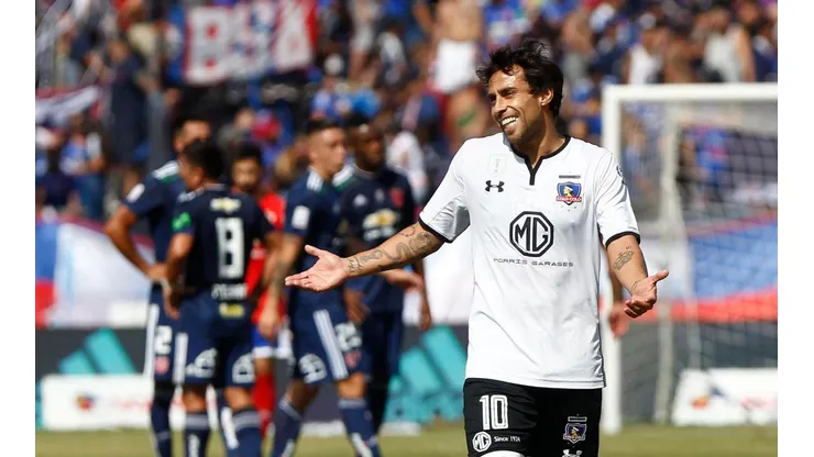 Jorge Valdivia en el último clásico disputado en el Estadio Nacional