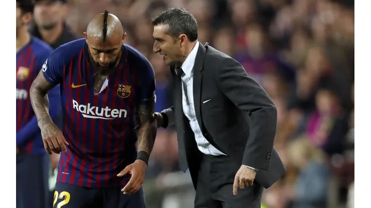 Arturo Vidal fue reemplazado por Arthur pese a su buen primer tiempo