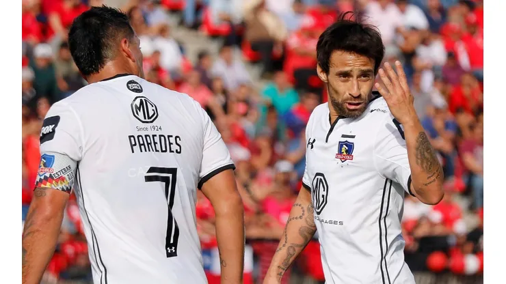 Valdivia y Paredes en La Calera. Colo Colo ahora quiere ganar.