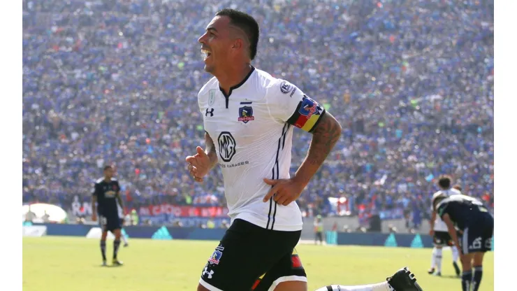 Paredes marcó dos goles en la última visita de Colo Colo a la U