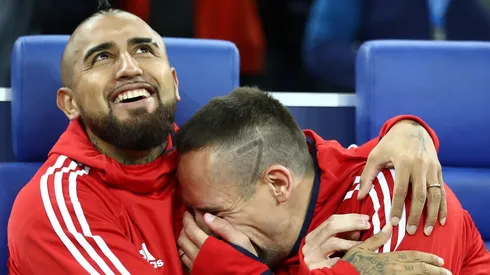 Franck Ribery y 'la banda' del Bayern llenaron de elogios al King