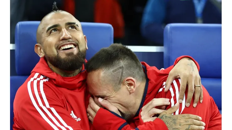 Franck Ribery y 'la banda' del Bayern llenaron de elogios al King