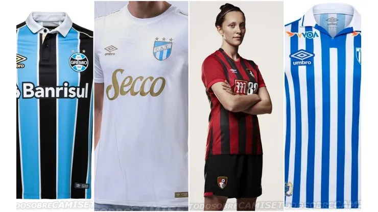 Los últimos cuatro diseños lanzados por Umbro.