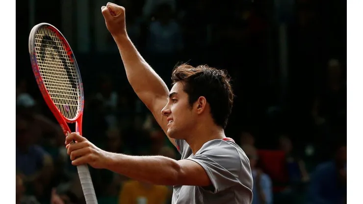 Cristian Garin logró un gran triunfo ante Marco Cecchinato