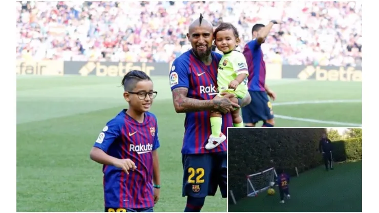 El hijo más pequeño del King ya anota goles y tiene baile de celebración