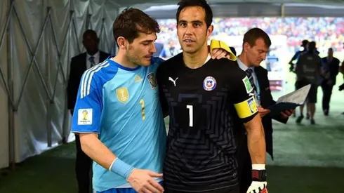 Claudio Bravo se sumó a las muestras de apoyo para Iker Casillas