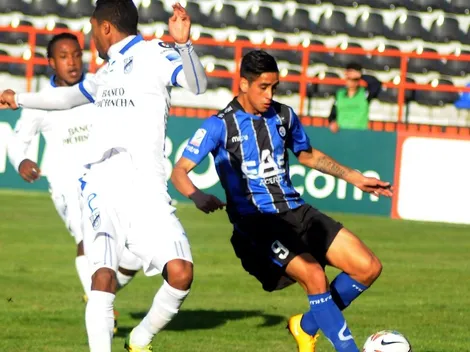 Andrés Vilches le anotó un doblete a la UC de Ecuador el 2014