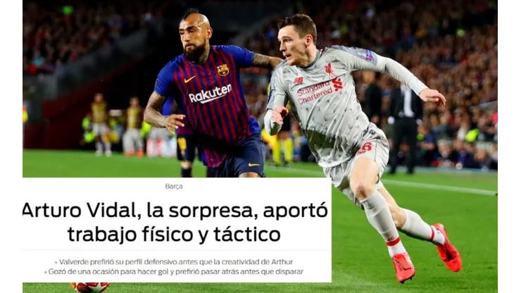 Los elogios para Vidal en España: "Aportó trabajo físico y táctico"