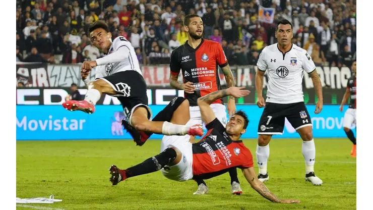 Gabriel Suazo tras recibir la patada