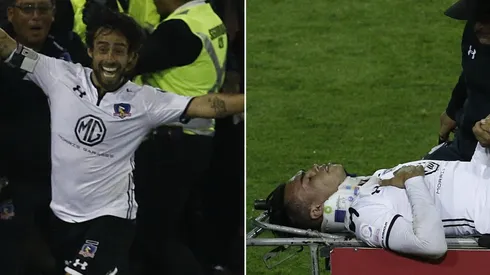 Valdivia celebra y luego se lo dedica a Suazo.