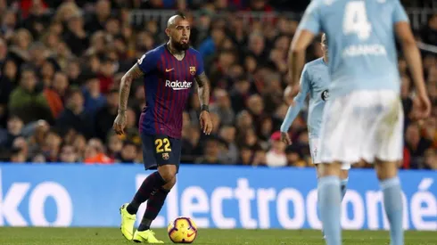 Arturo Vidal será titular en el encuentro del Barcelona ante el Leganés