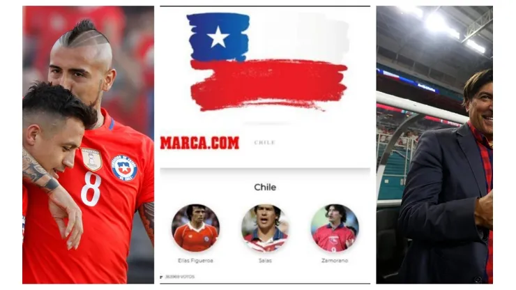 Para el diario Marca, Zamorano, Salas y Elías están sobre Vidal y Alexis