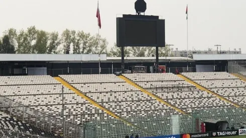 El Monumental tapado.